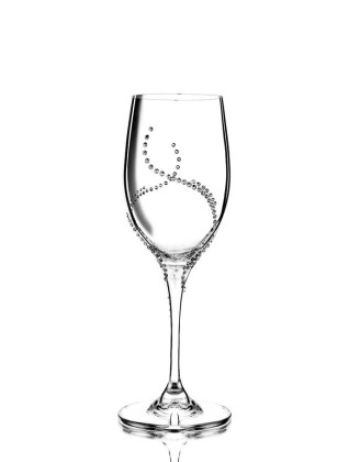 Verre à vin Harmonia Raffiné avec des cristaux de Swarovski®, verre de luxe à prix exceptionnel